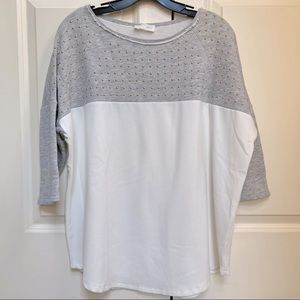 Zara Studded Sweatshirt Top
